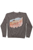 Keep Walking Pigment Dyed Crew Neck