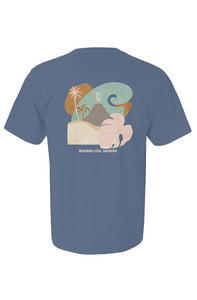 Moana Loa Pocket T Blue