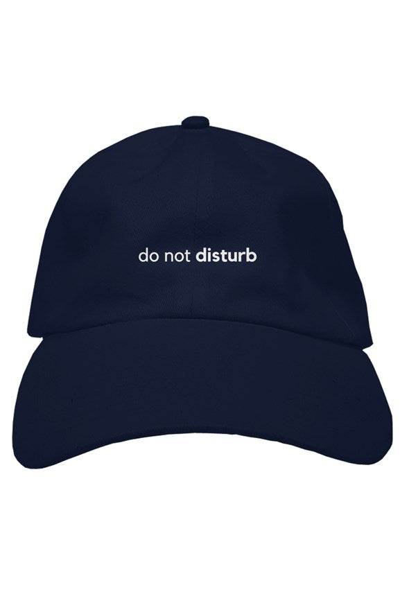 do not disturb dad hat navy