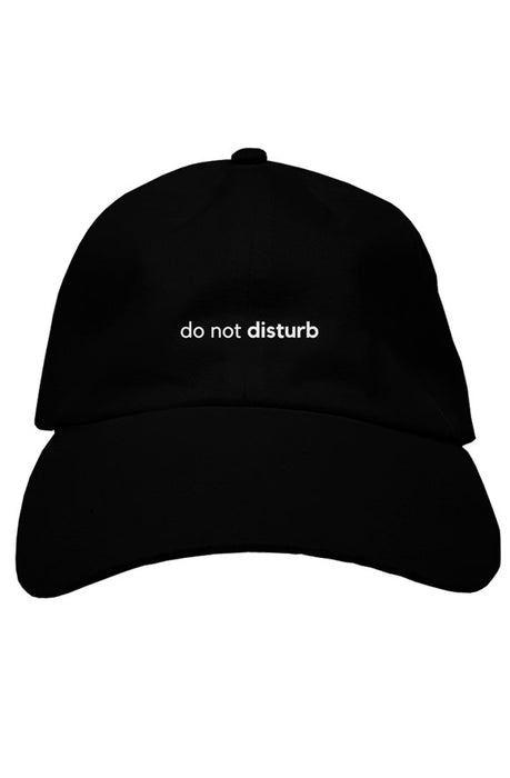 do not disturb premium dad hat - blk